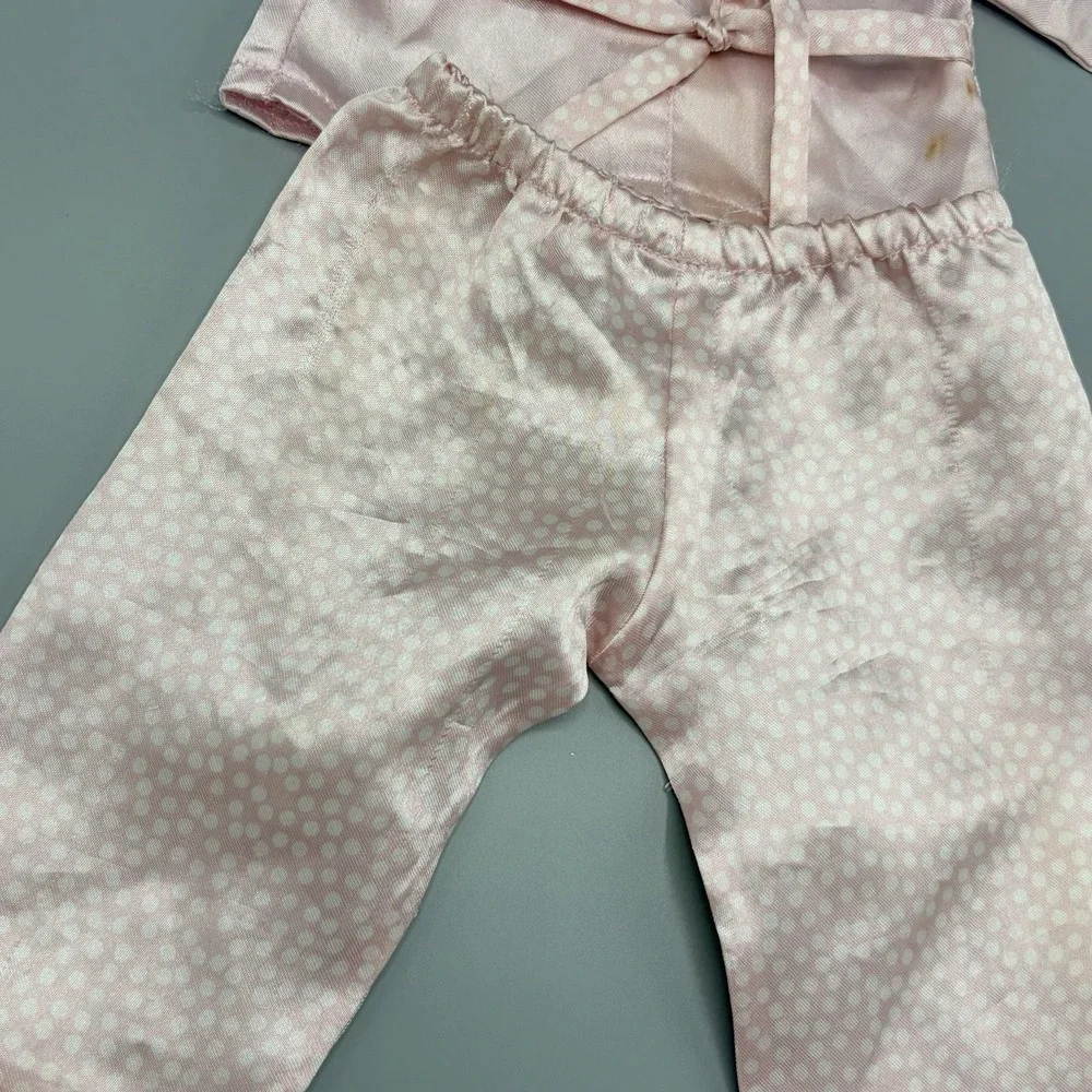 American Girl Ruthie's Satin Pajamas Set Retired AMERICAN GIRL RUTHIE READ
